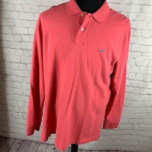 Mens long sleeve polo by vineyard vines